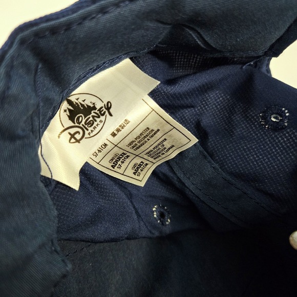 Disney Parks Classic Blue Embroidered Mickey Adult Adjustable Baseball Hat OS - Picture 4 of 5